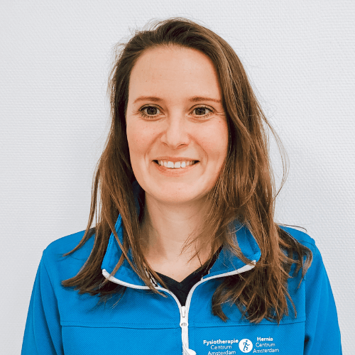 Eline Zijlstra manueel therapeut bij Fysiotherapie Centrum Amsterdam